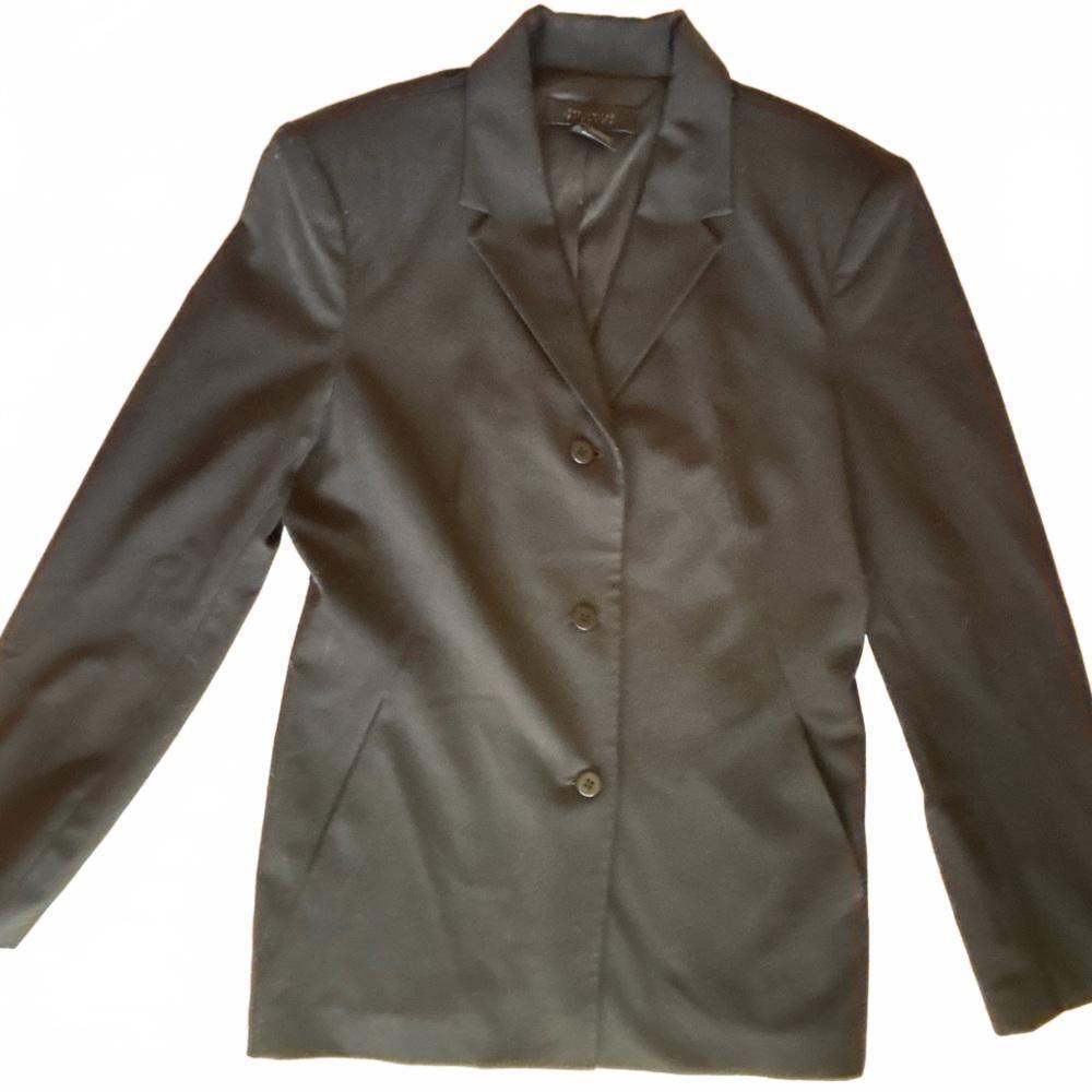 90s Vintage Women's Black Blazer The Limited Stretch Medium Work Wear